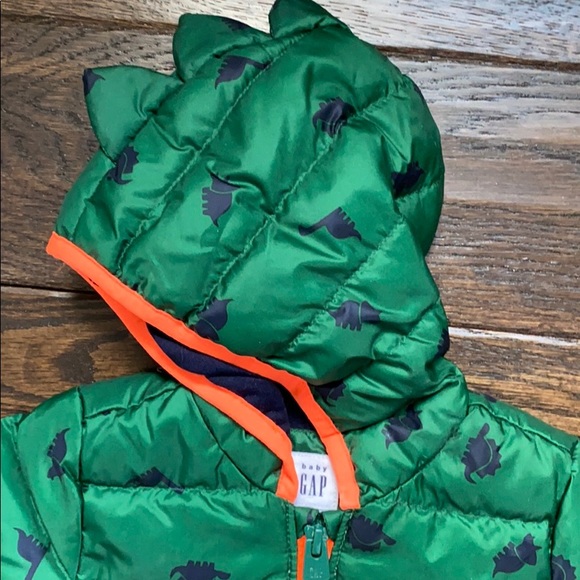 Baby Gap Dinosaur Puffer Coat - Picture 2 of 6
